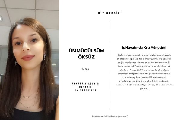 İş Hayatında Kriz Yönetimi