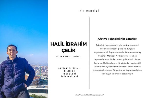 Afet ve Teknolojinin Yararları