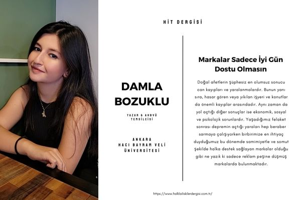 Markalar Sadece İyi Gün Dostu Olmasın