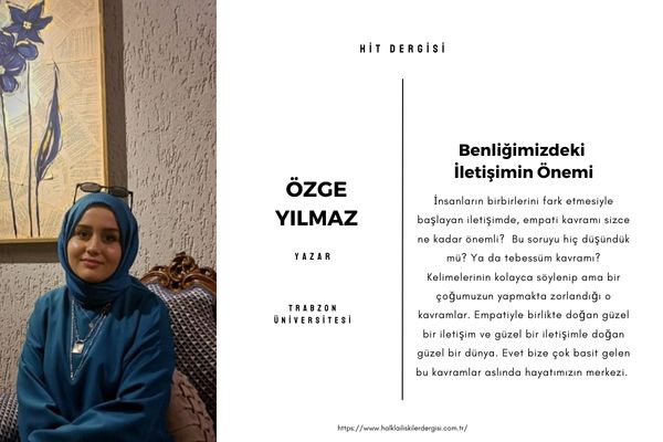 Benliğimizdeki İletişimin Önemi