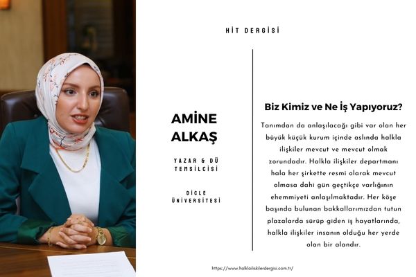 Biz Kimiz ve Ne İş Yapıyoruz?
