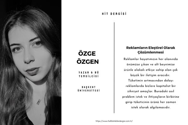 Reklamların Eleştirel Olarak Çözümlenmesi