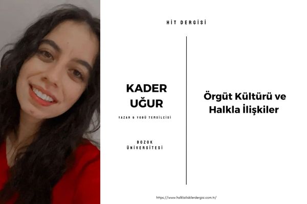 Örgüt Kültürü ve Halkla İlişkiler