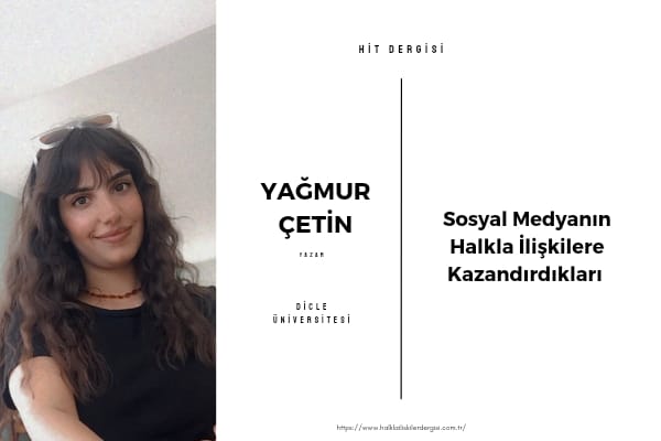 Sosyal Medyanın Halkla İlişkilere Kazandırdıkları