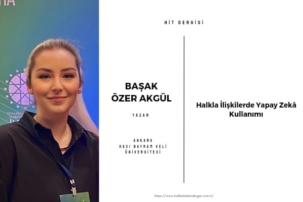 Halkla İlişkilerde Yapay Zekâ Kullanımı