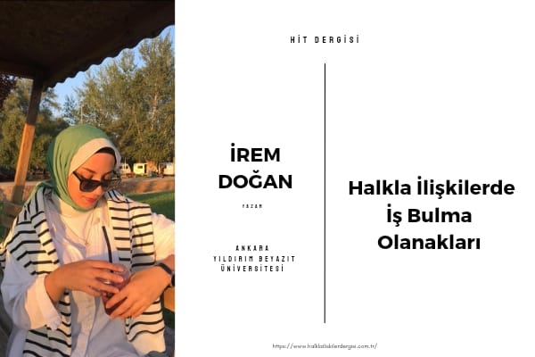 Halkla ilişkilerde iş bulma olanakları