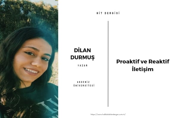 Proaktif ve Reaktif iletişim